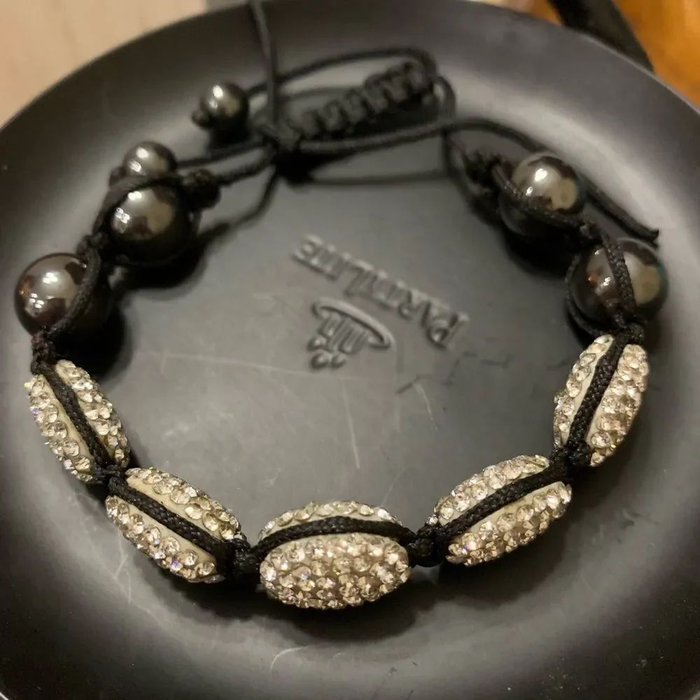 Crystal And Hematite Bracelet‎